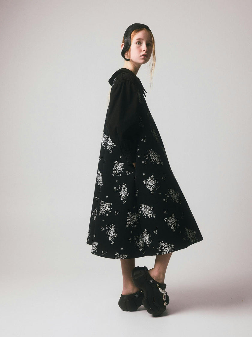 Rosa Apron Dress Black & White