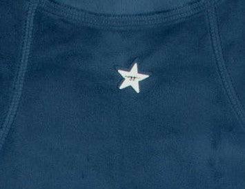 Velour Seams Footie