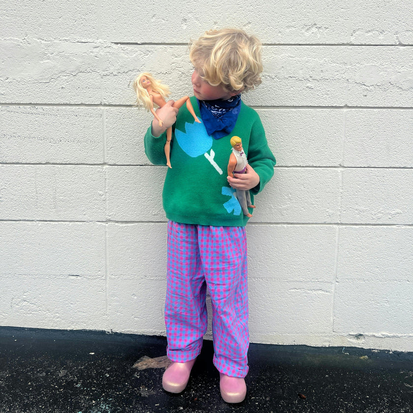 Purple Plaid Pants