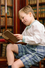 William Blue Tartan Dressy Set