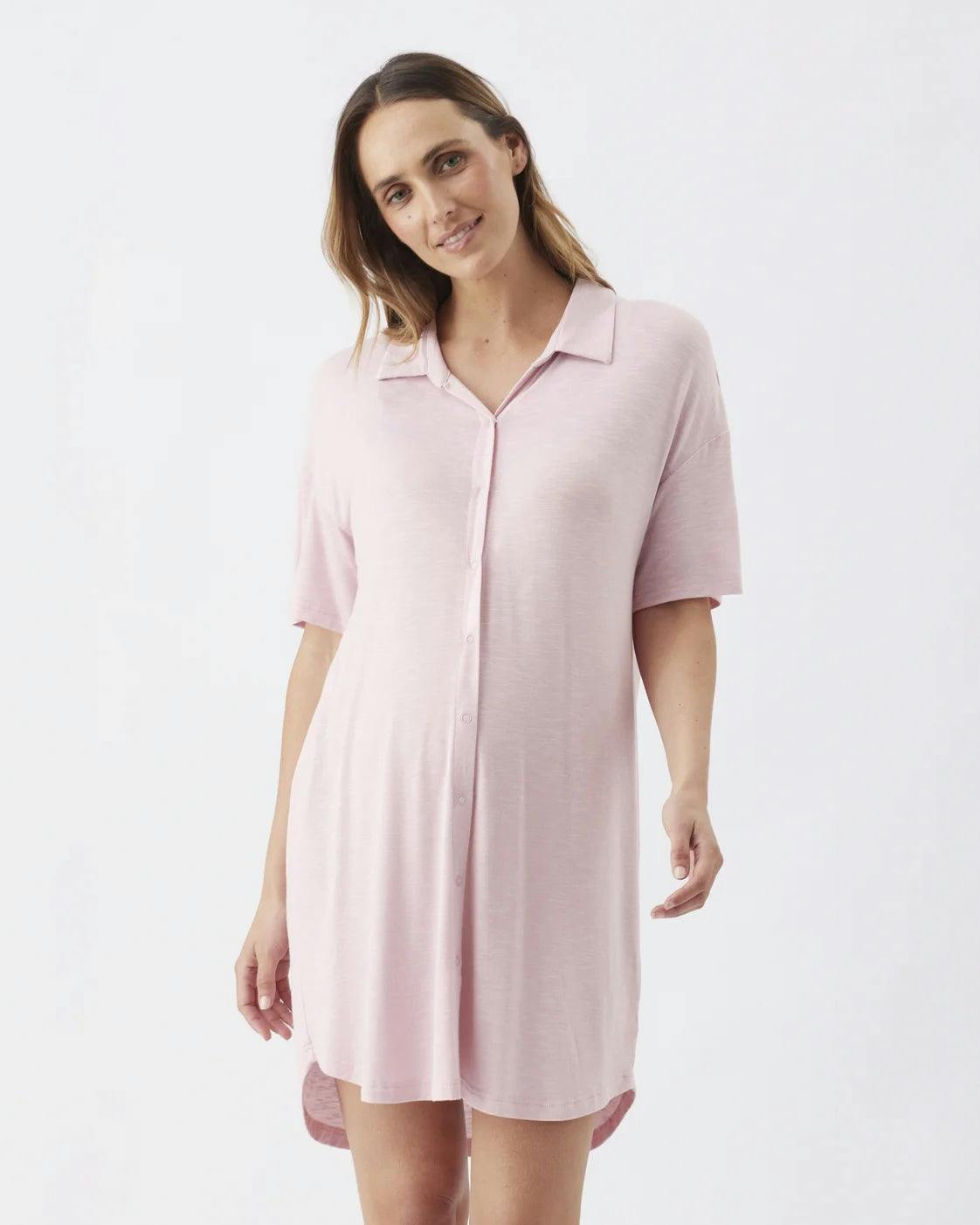 Dreamy Night Shirt Dusty Pink