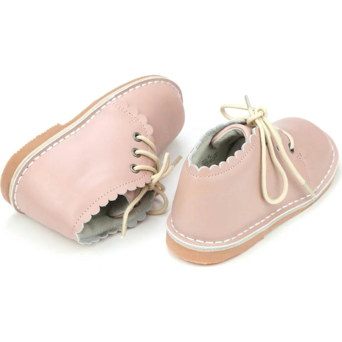 Georgie Scalloped Lace Up Boot