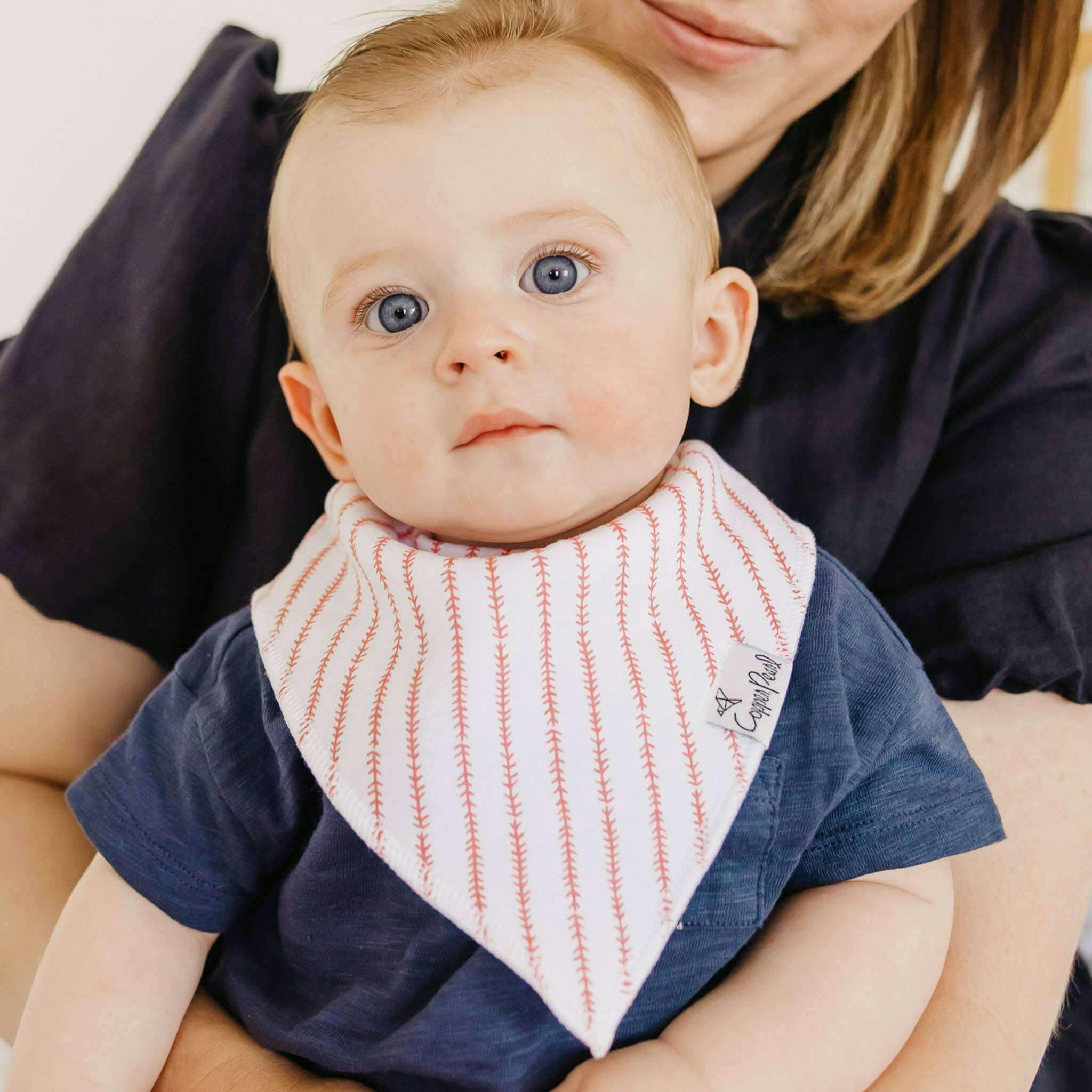 4 Pack Baby Bandana Bibs - Slugger