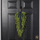 Seeding Winter Juniper Berry Greenery Classic Holiday Teardrop Swag - 3 Options Available