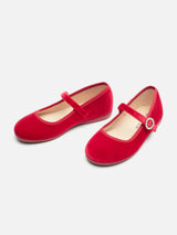 Classic Velvet Mary Janes