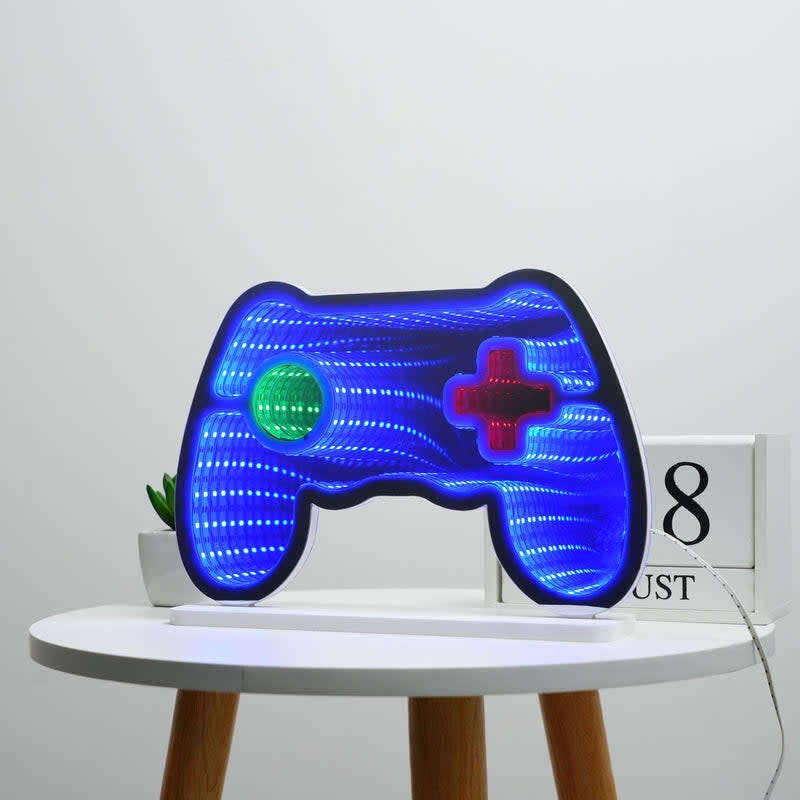 Infinty Neon Mirror Light-Gamer