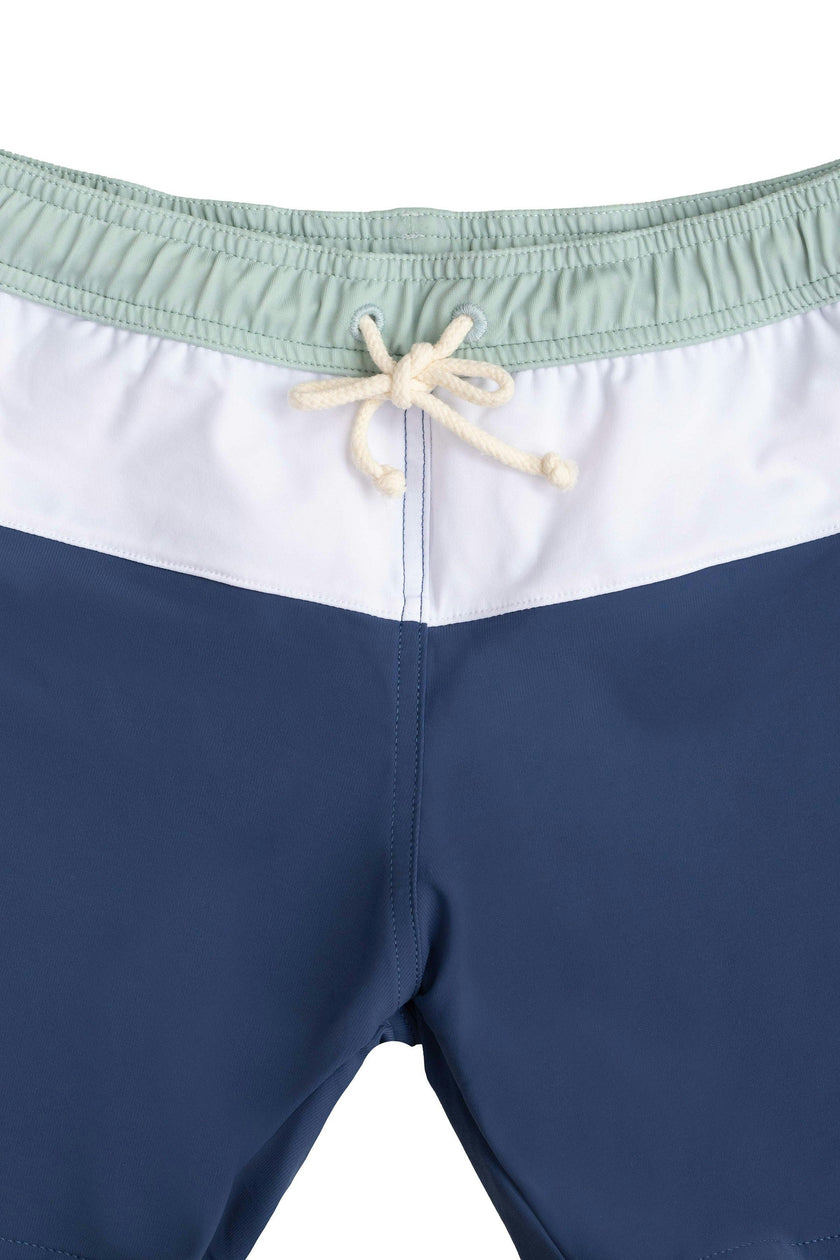 Swimshorts Harry - Spaceblue, ivory and Mint