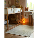Mechanical Weave Embossed Velvet Rectangular Rug, Grey