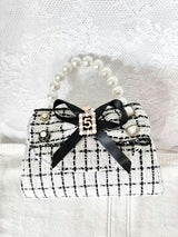 Classy #5 Black Bow Purse
