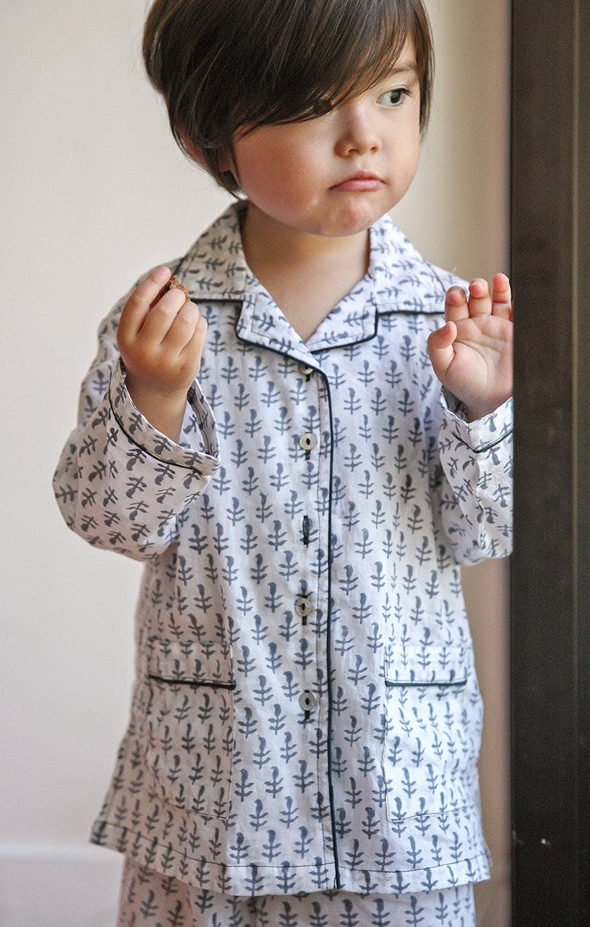 Block-Printed Loungewear Gift Set