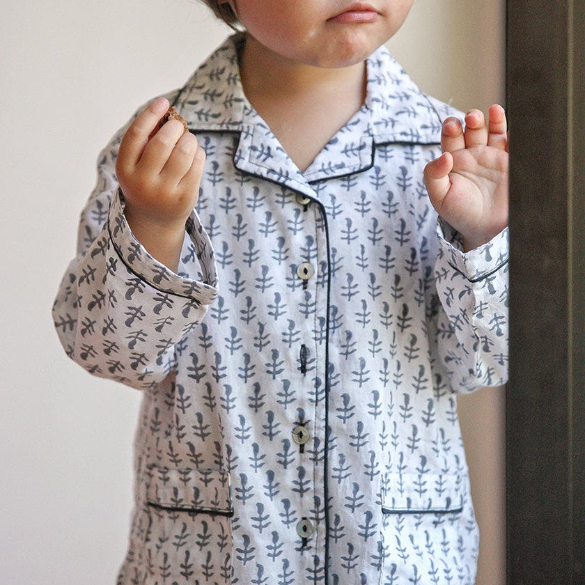 Block-Printed Loungewear Gift Set