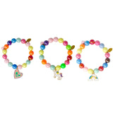 Bright Gum Ball Bracelet Set