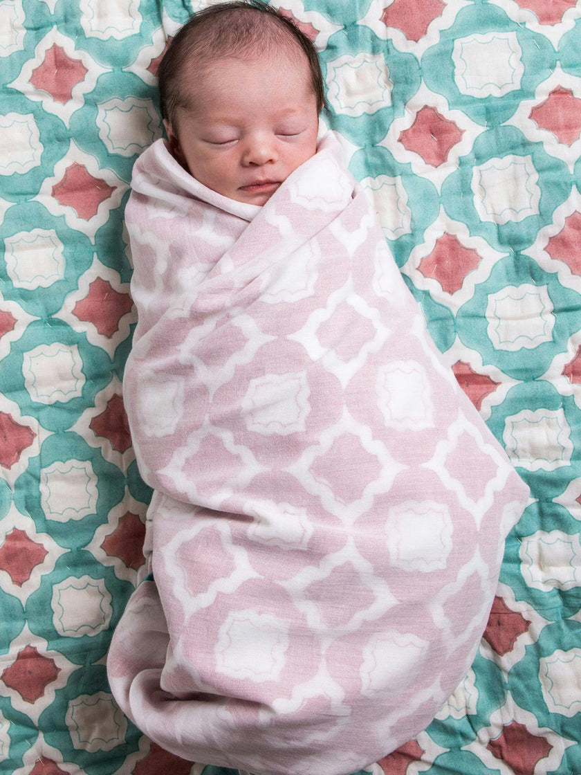 Block-Printed Cotton Dohar