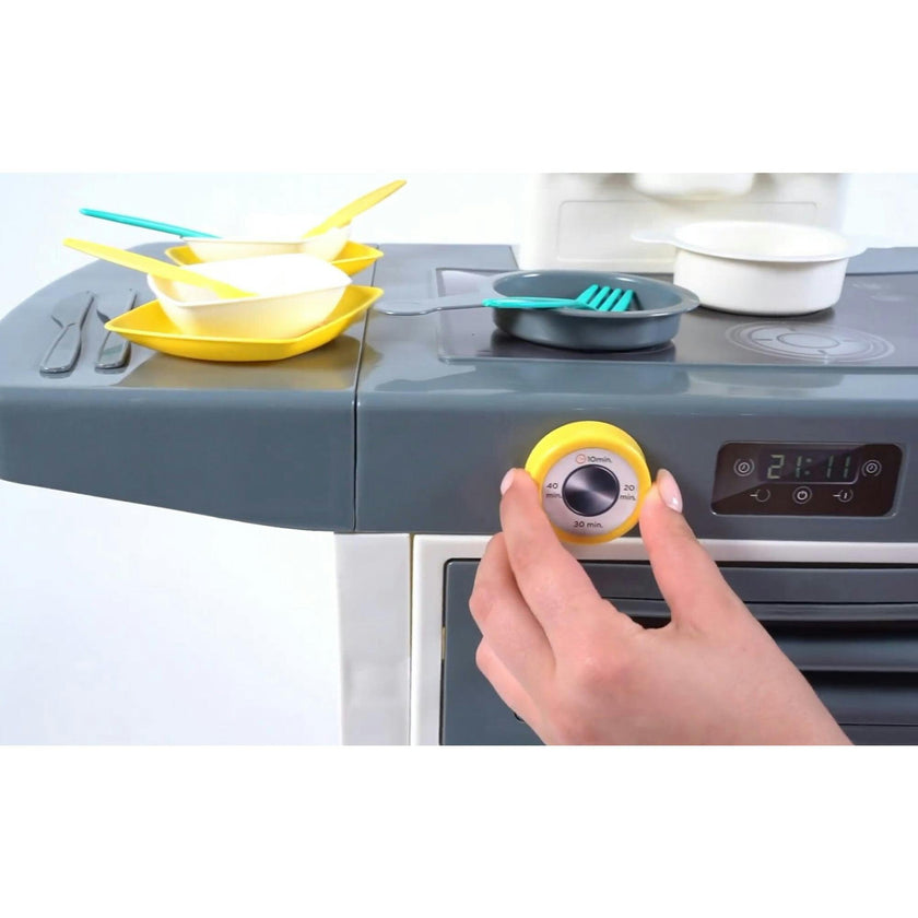 Kitchen Set: Green Yellow Gray