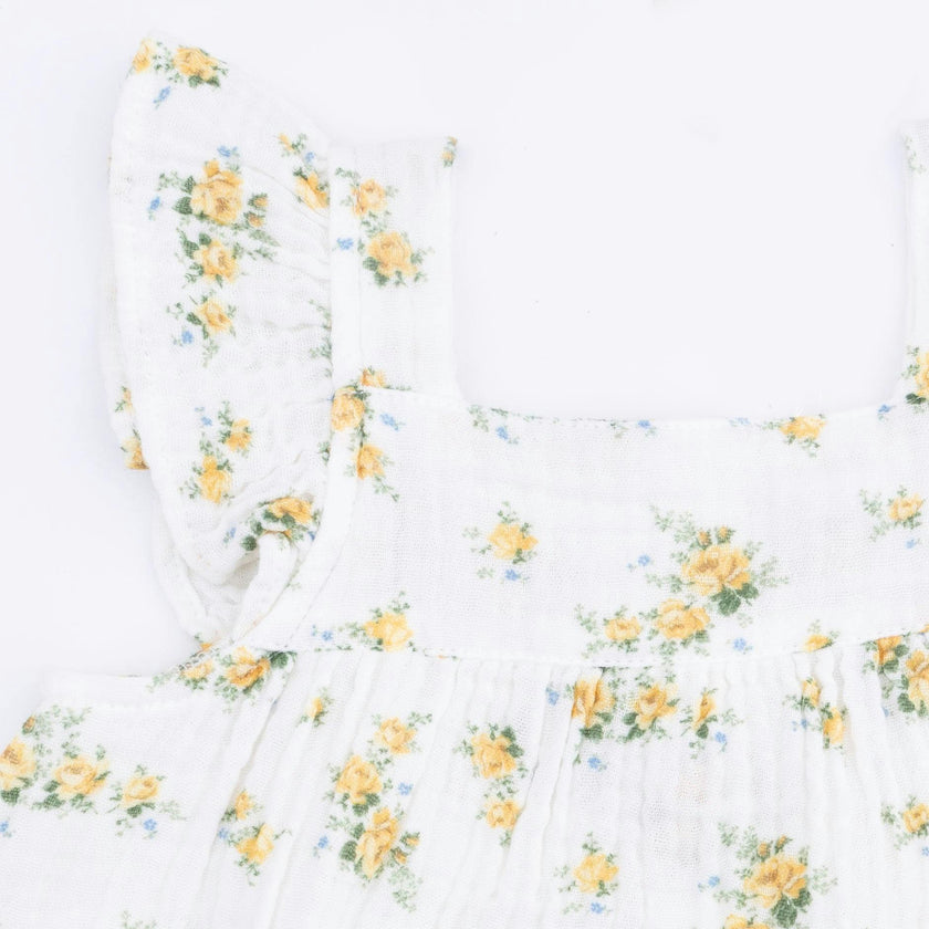 Sunshine Roses - Pinafore and High Waisted Bloomer