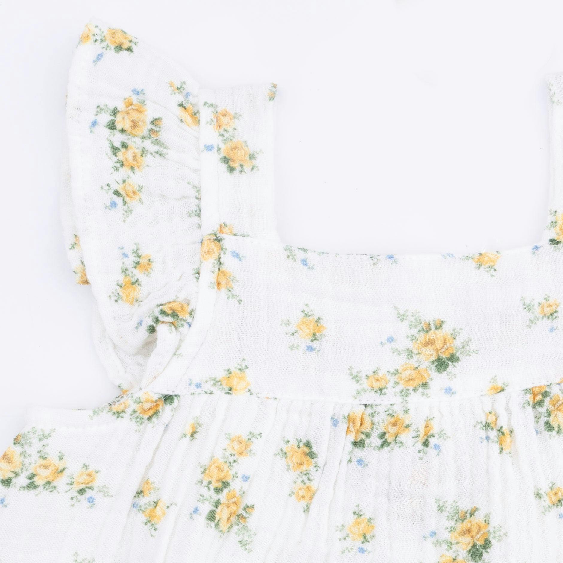Sunshine Roses - Pinafore and High Waisted Bloomer