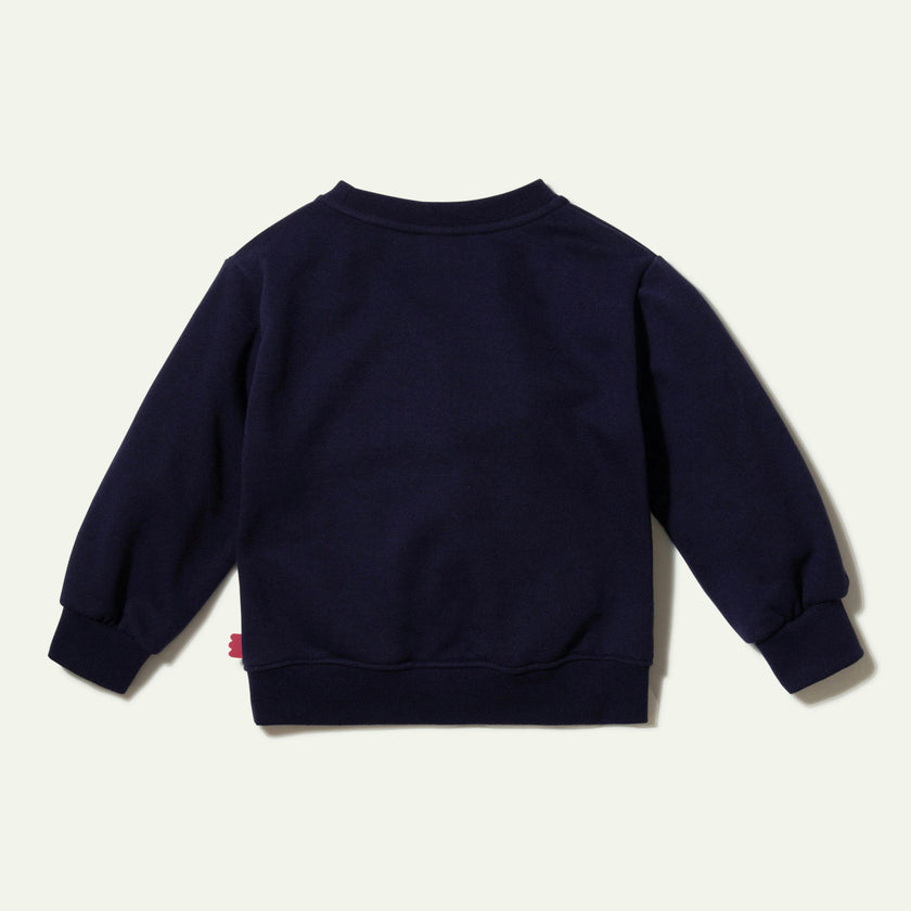 Recycled Cotton Flower Kid Sweatshirt