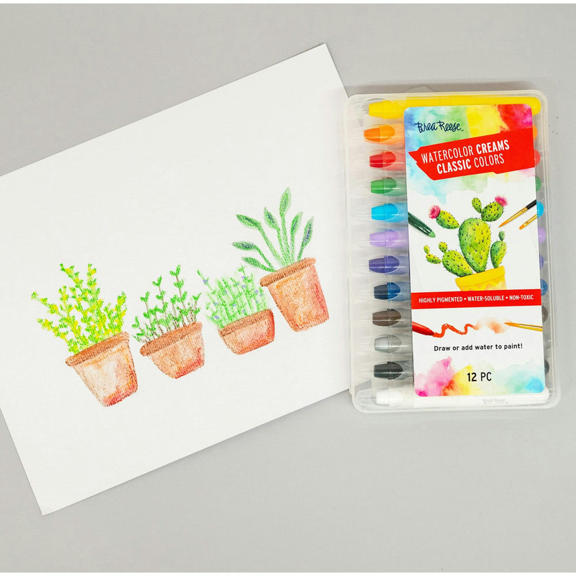 Brea Reese: Watercolor Creams - Classic Colors 12pc