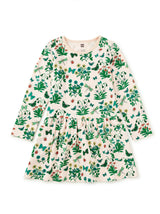 Long Sleeve Pocket Dress, Garden Expedition