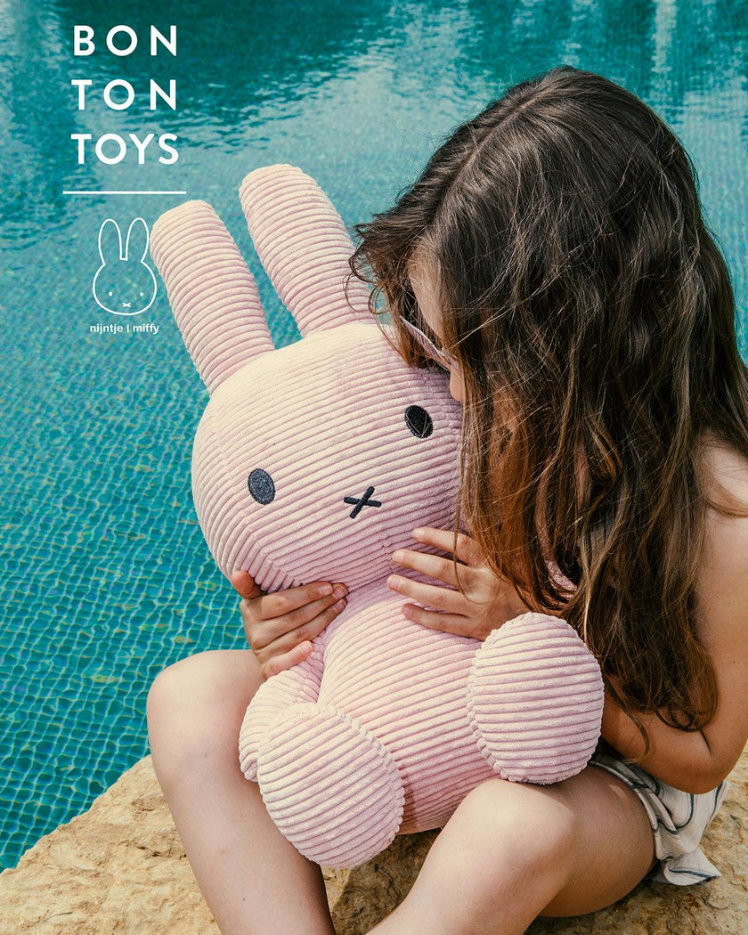 Plush Miffy Corduroy Pink 20"
