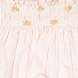 Embroidered Flutter Set in Pink