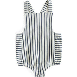 Criss-Cross Overall One-Piece, Navy