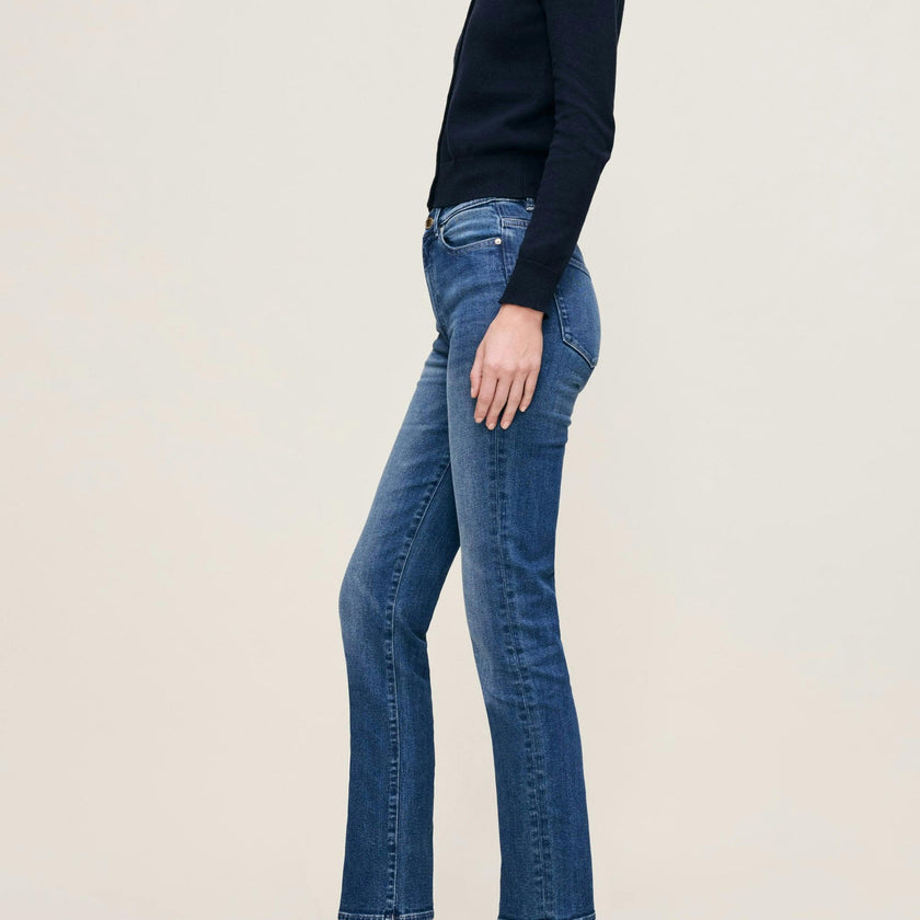 Halle Straight High Rise Instasculpt™ 29" Jeans Oceanside
