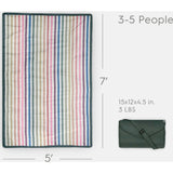 Outdoor Blanket - Chroma Rugby Stripe