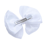 Multicolor Satin Bow Clip Set