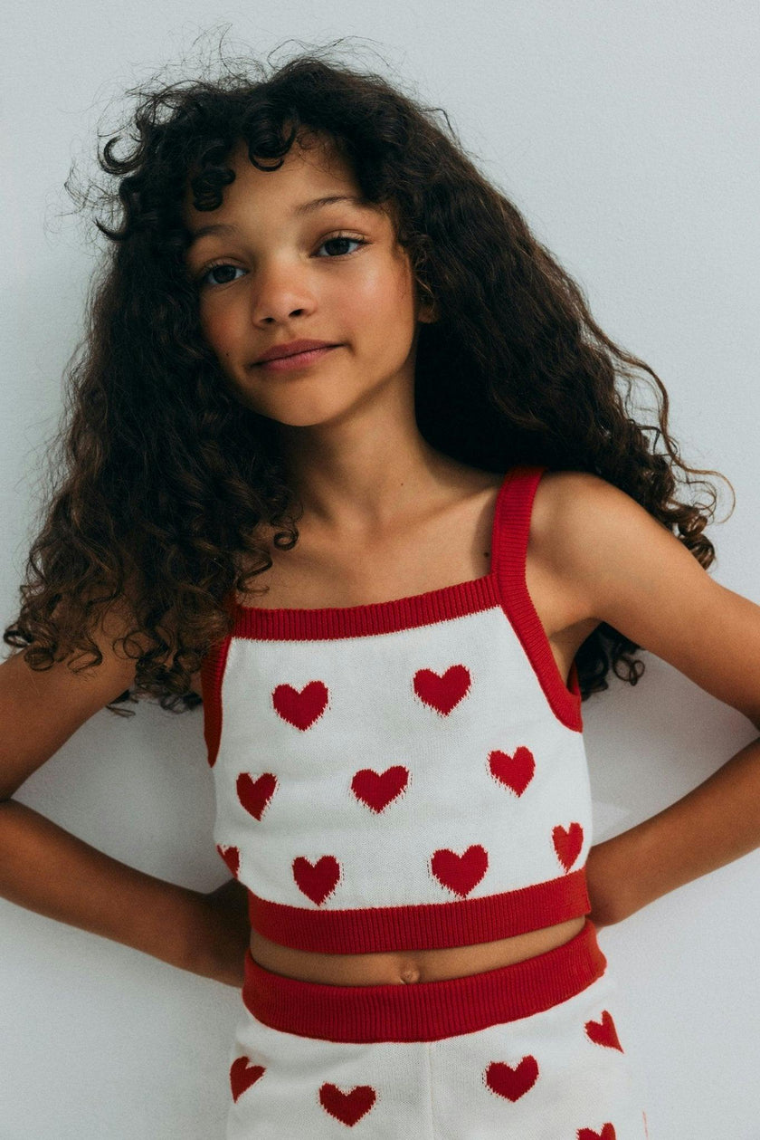 Maqui Cardigan Hearts Jacquard