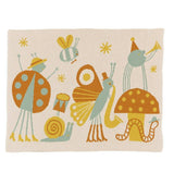 Bug Band Knit Mini Blanket