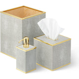 Classic Shagreen Waste Basket