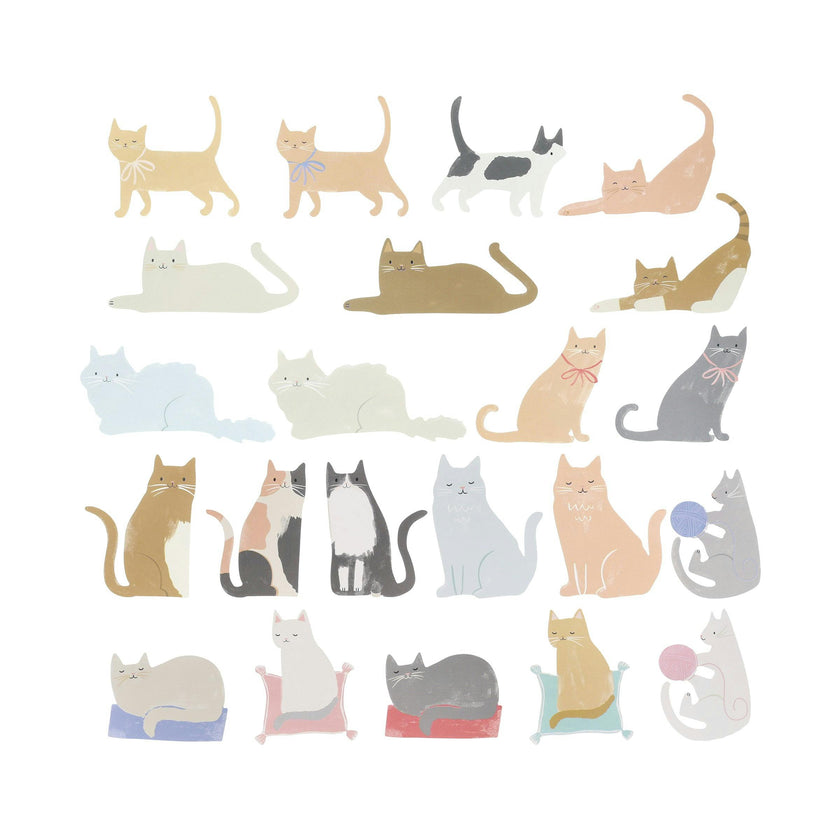 Cat Shaped Stickers