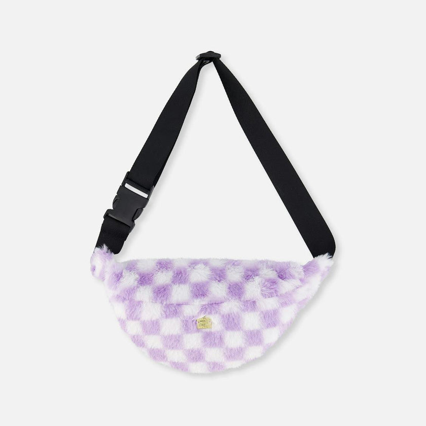 Fanny Bag Lilac and White Tiles
