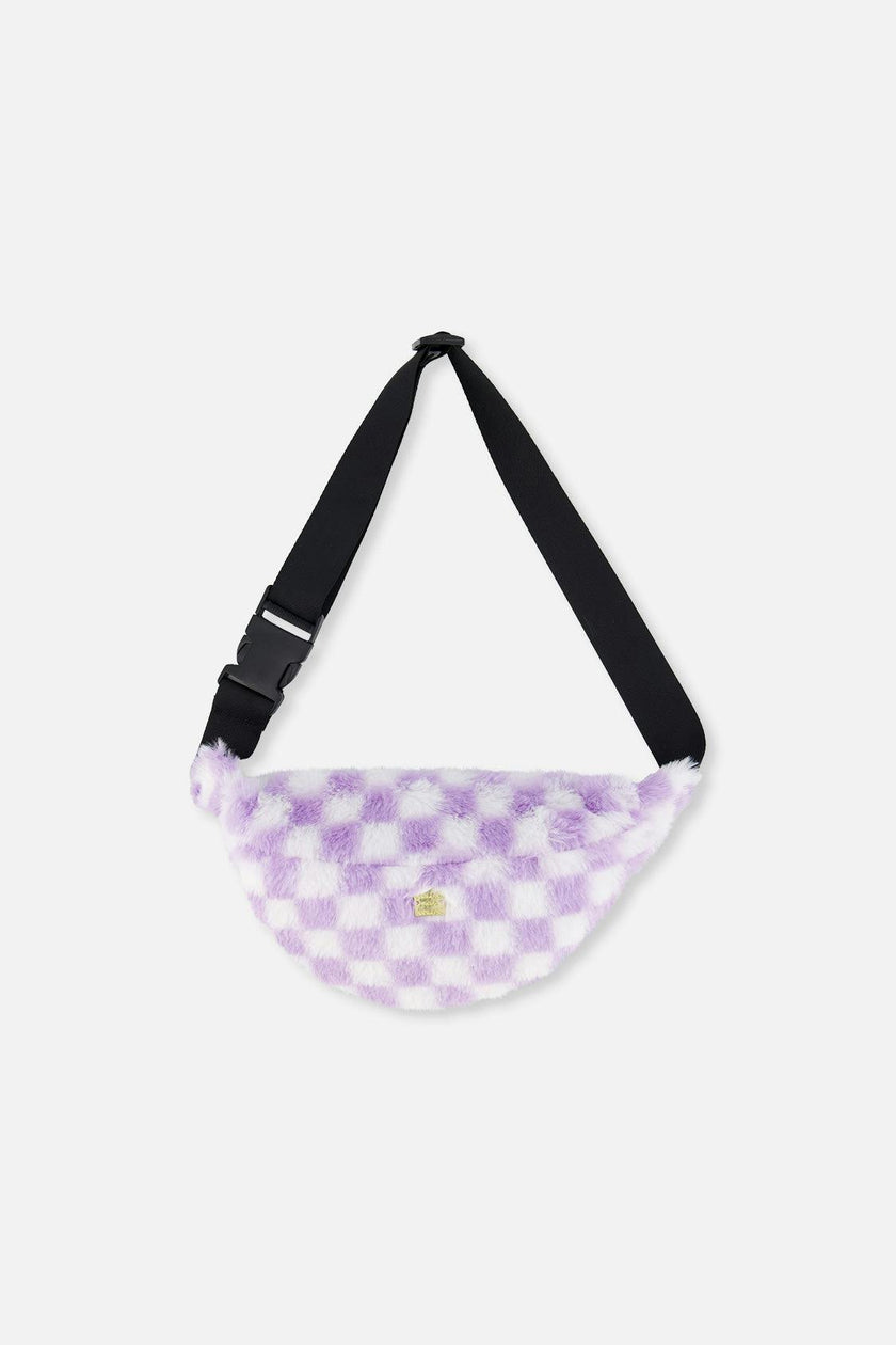 Fanny Bag Lilac and White Tiles