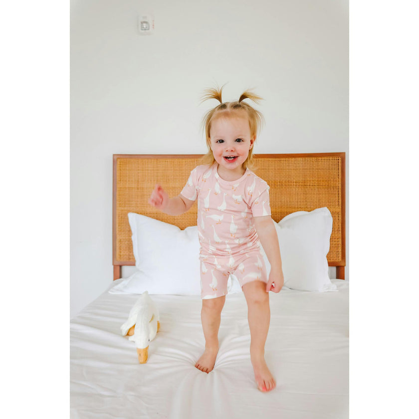 Goosie 2pc Short Sleeve Pajama Set, Prints