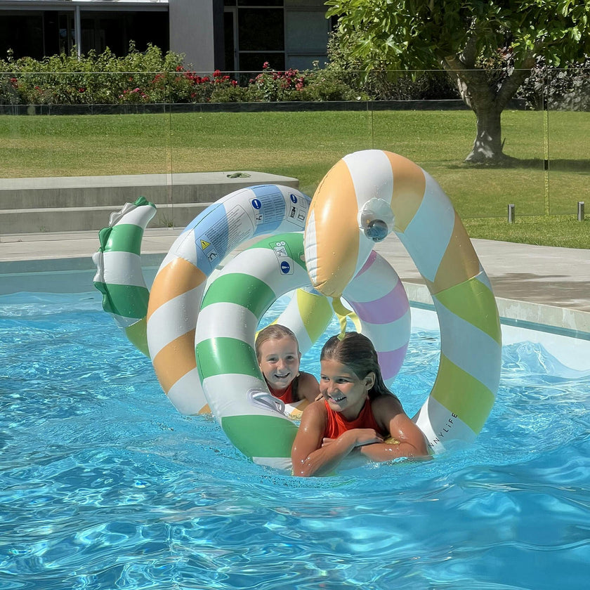 Giant Inflatable Noodle: Poolside