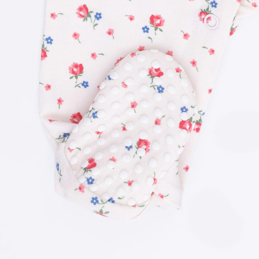 Joli Rosette - Smocked Peter Pan Snap Footie