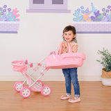 Stars Princess Deluxe Baby Doll Stroller