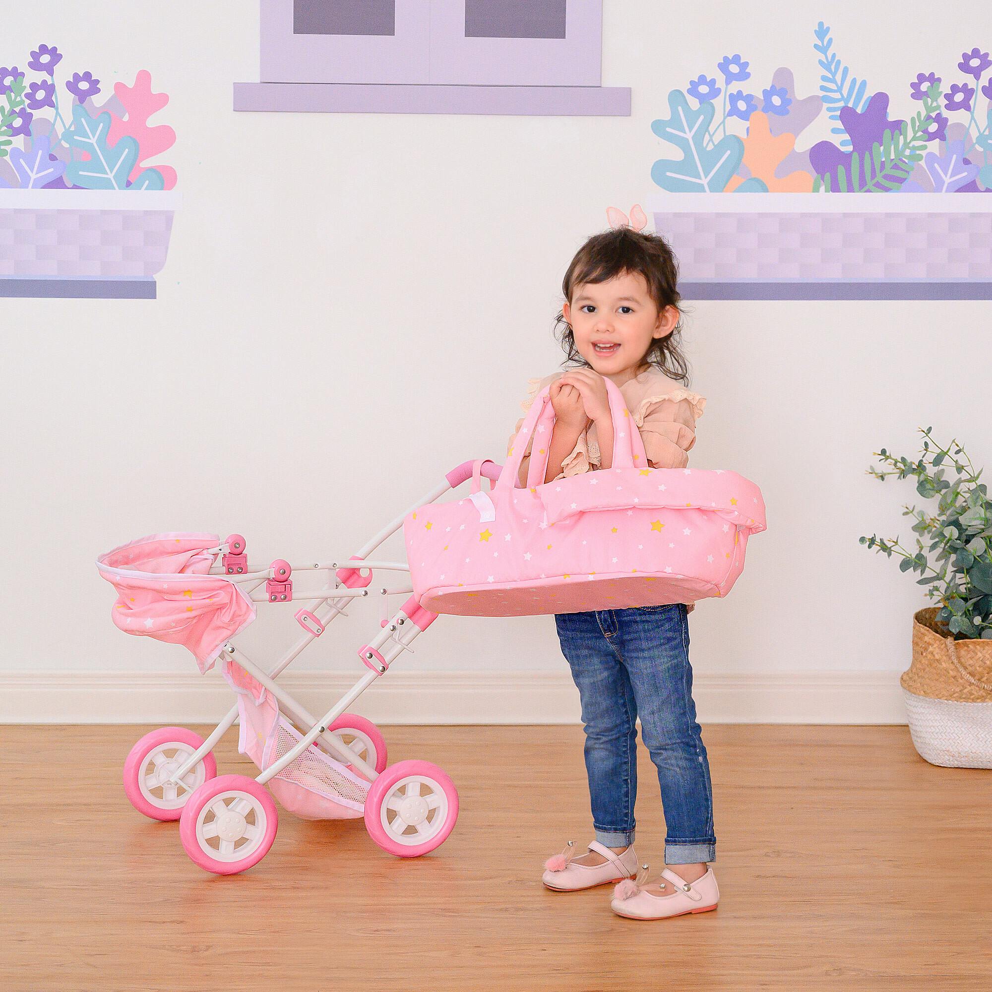 Stars Princess Deluxe Baby Doll Stroller