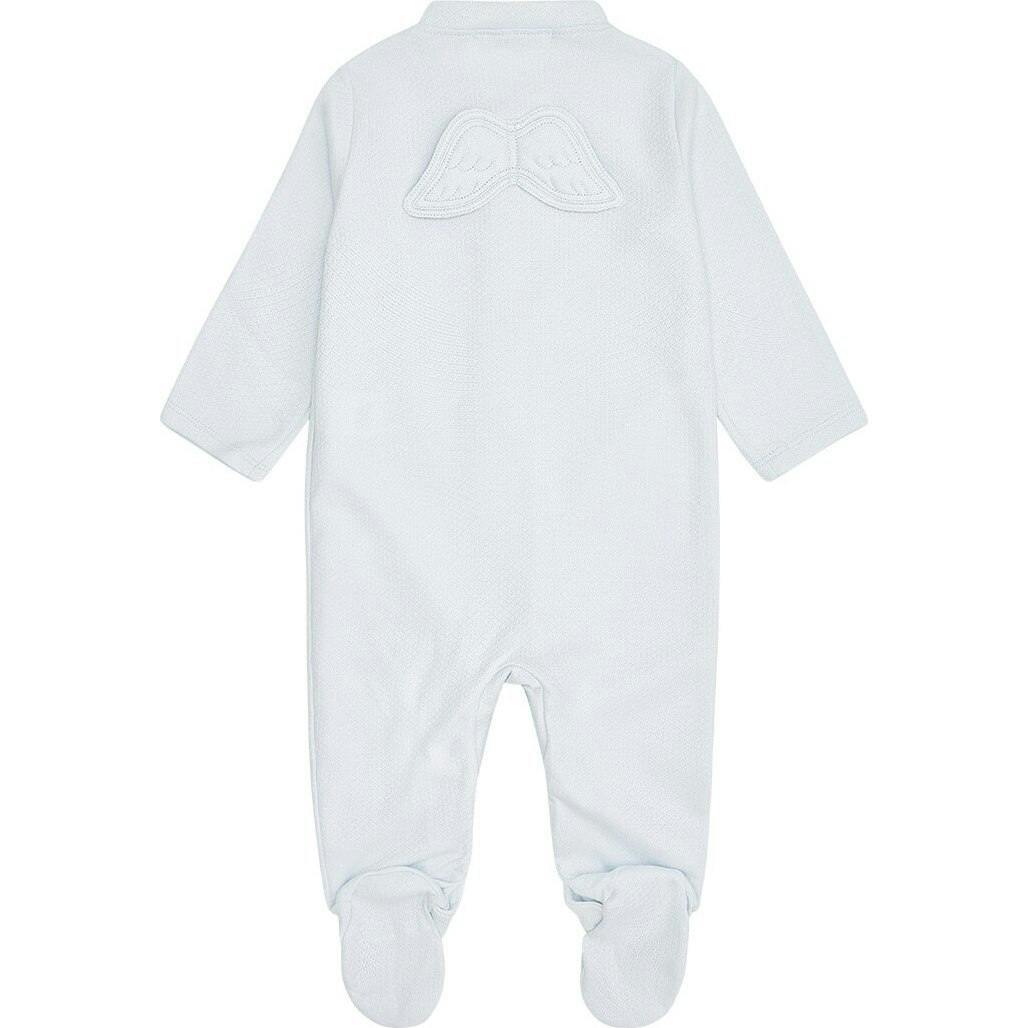 Angel Wing™ Pointelle Sleepsuit - Blue