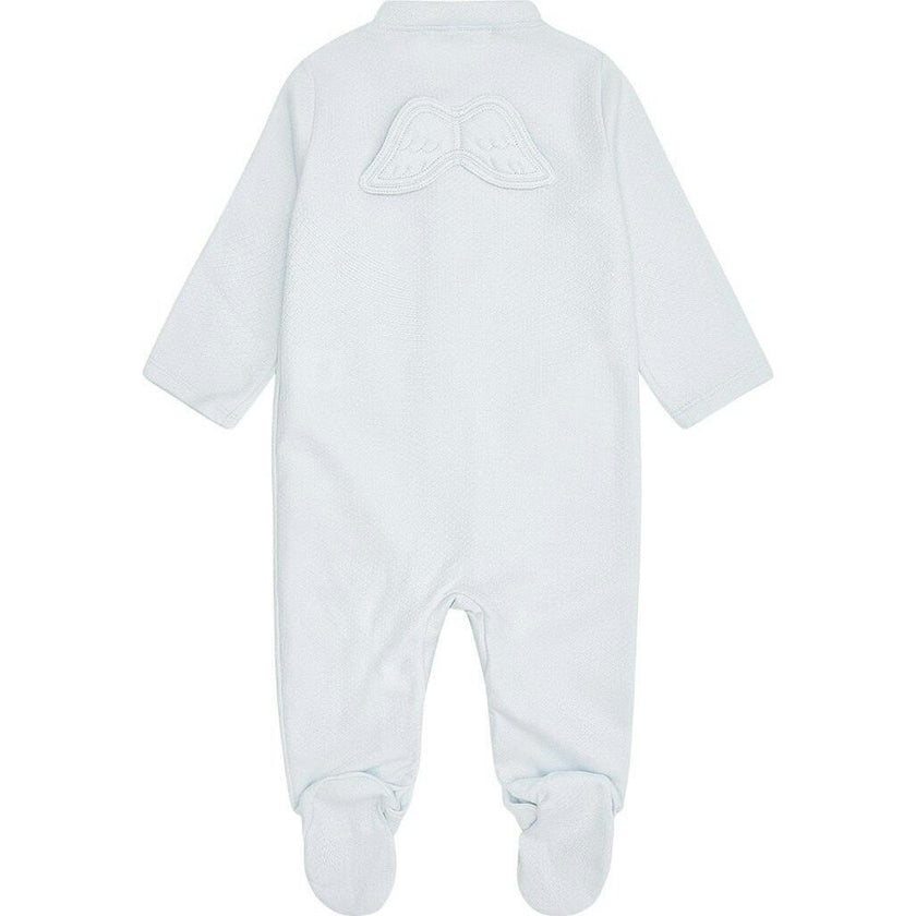 Angel Wing™ Pointelle Sleepsuit - Blue