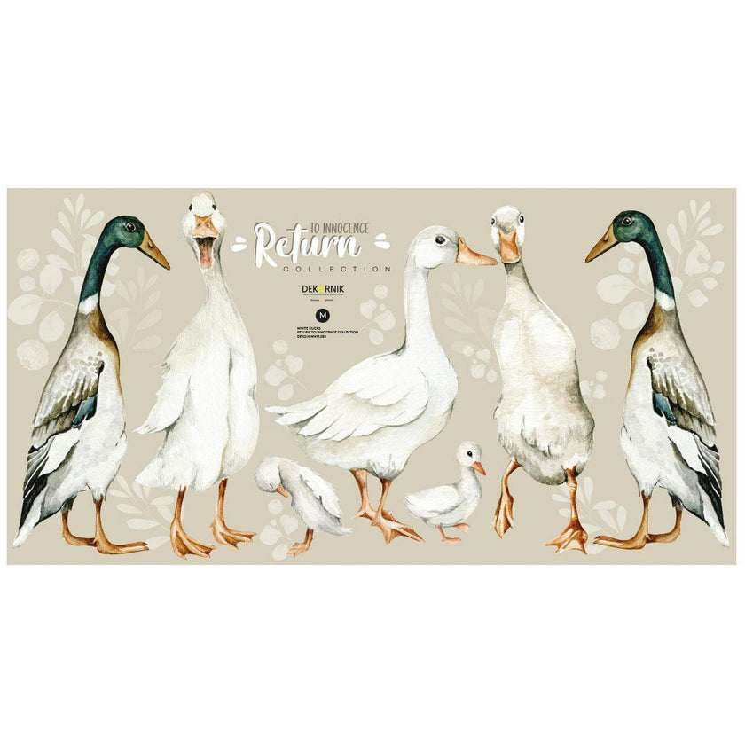 White Ducks Return To Innocence Wall Decal Set