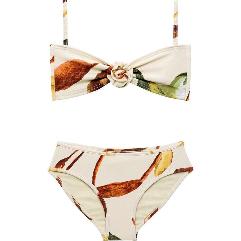 Mini Rosa Bandeau x Lulu Bikini Set
