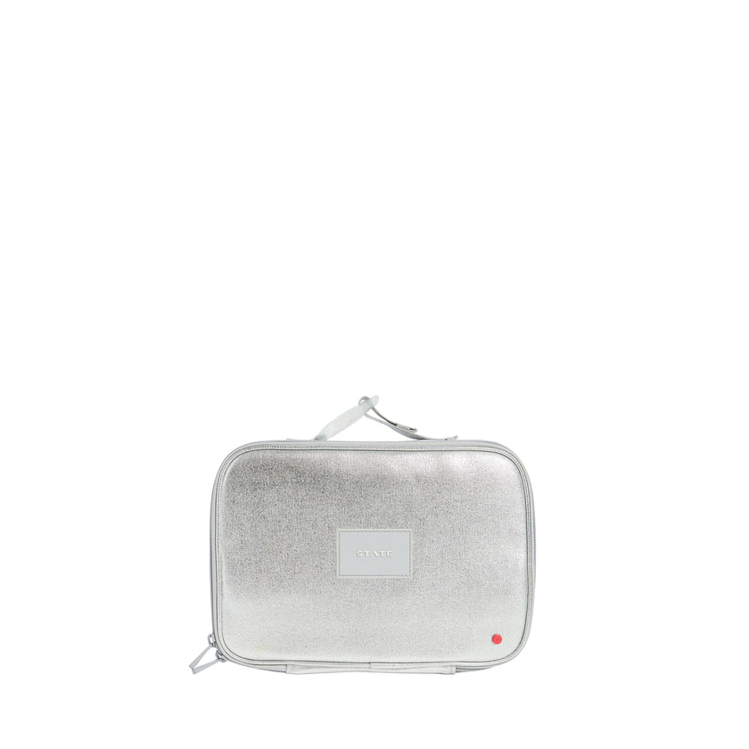 Rodgers Lunch Box, Blue Checkerboard