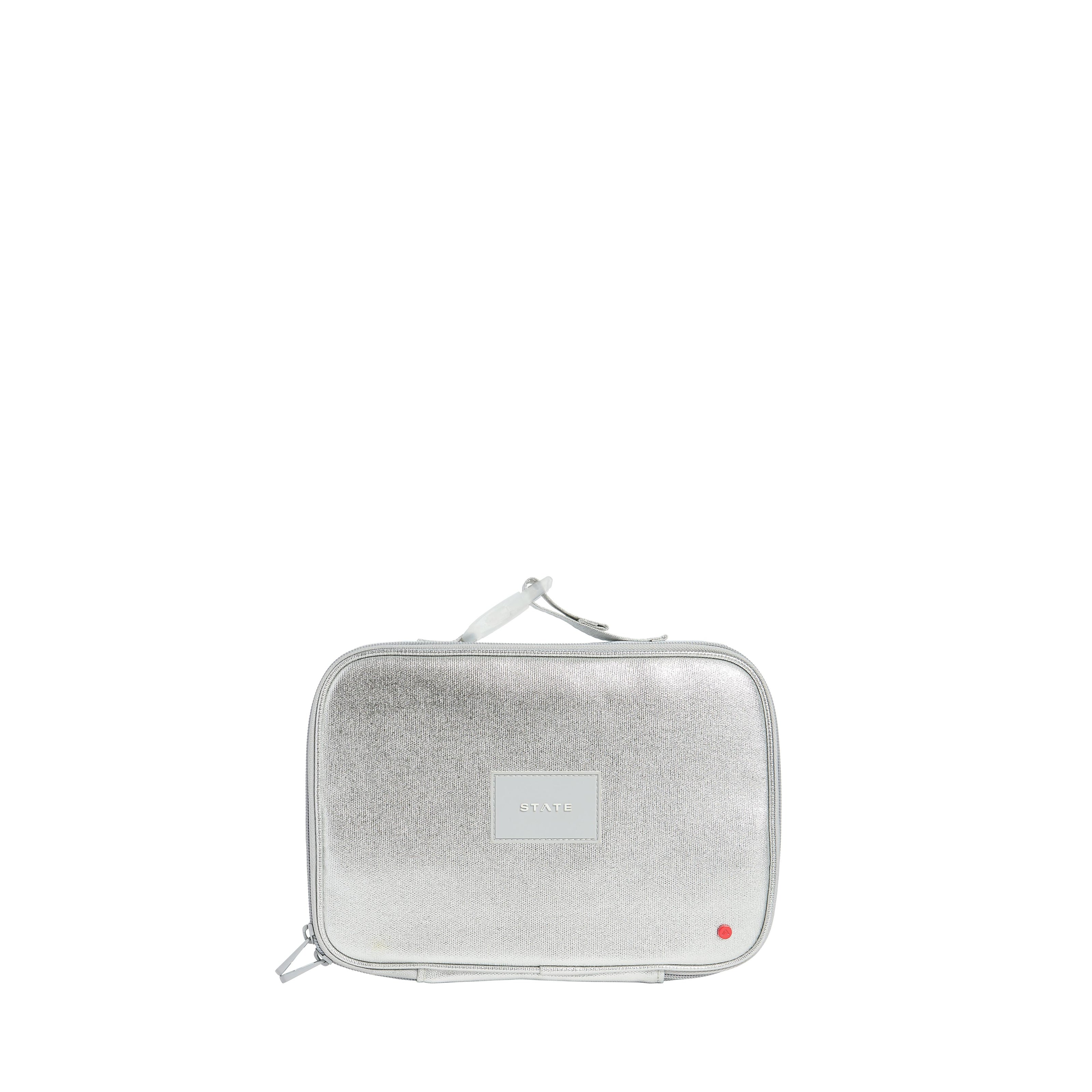 Rodgers Lunch Box, Blue Checkerboard