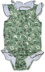 Bingley Suit in Mimosa Flower Teal
