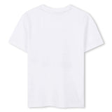White Nostalgic Print T-Shirt