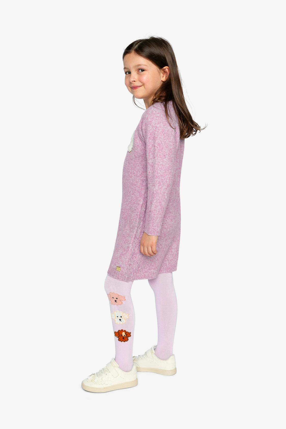 Poodle Knit Dress Lavender