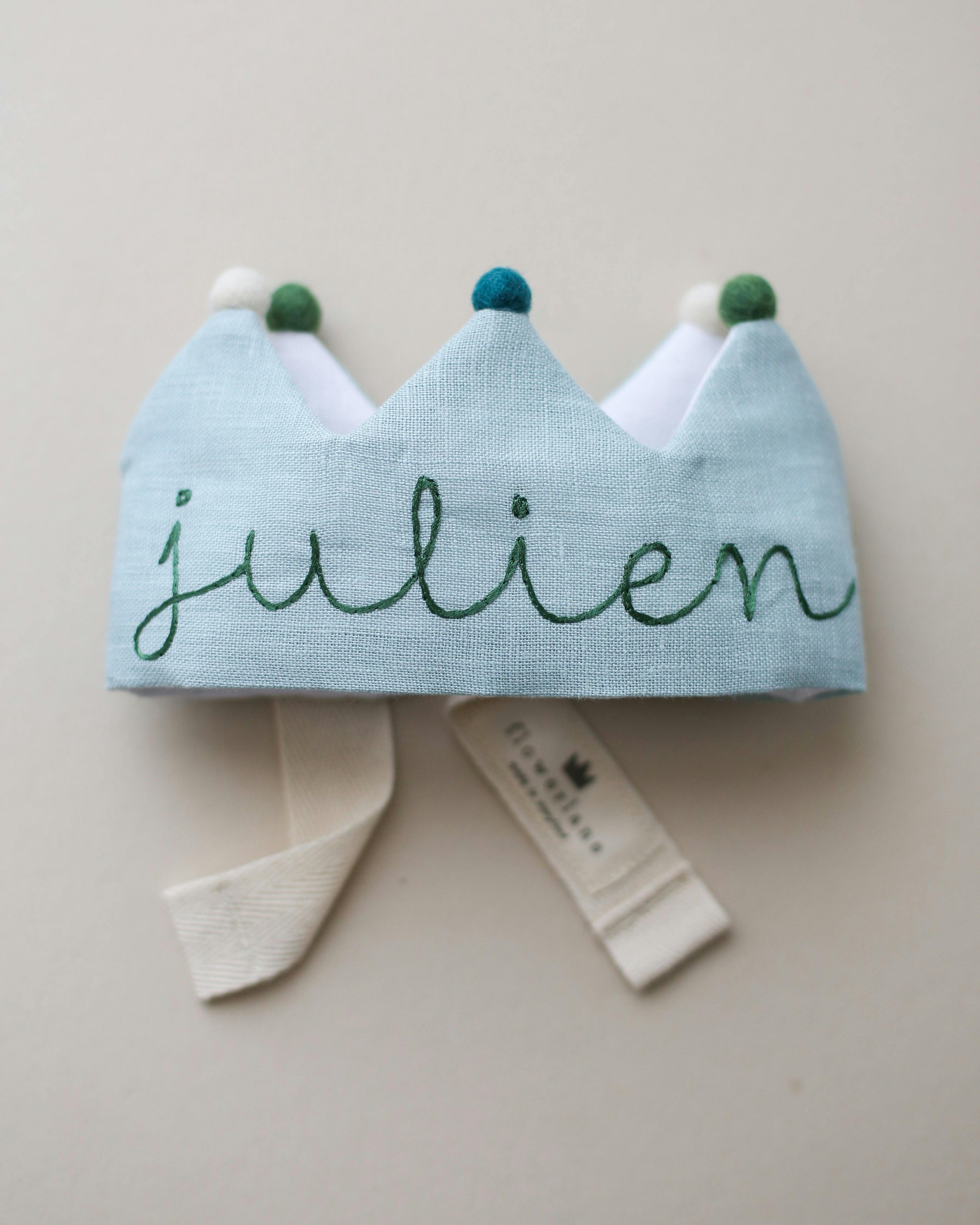 Mint Custom Birthday Crown
